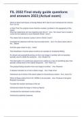 FIL 2552 Final study guide questions and answers 2023&semi;&lpar;Actual exam&rpar;