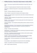 Political Science American Government review 2023&period;