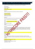 Walden University NRNP 6531 Final Exam compilation Questions and Answers 100&percnt;Correct Verified Assured Success New 2023&excl;&excl;&excl; PASS&excl;&excl;&excl;
