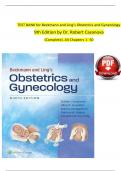 TEST BANK for Beckmann and Ling’s Obstetrics and Gynecology, 9th Edition by Dr. Robert Casanova | Verified Chapter's 1 - 50 | Complete Newest Version