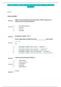 BIOL 202 LESSON 7 ACTUAL PRACTICE QUESTIONS AND ANSWERS CONCORDIA UNIVERSITY