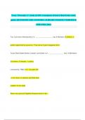 Texas "Principles 1" &lpar;study & HW&rpar; Champions School of Real Estate study guide &vert; QUESTIONS AND ANSWERS &vert; ALREADY PASSED &vert; VERIFIED & UPDATED &vert; 2024