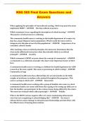 NSG 505 &sol;NSG505 PACKAGED EXAMS