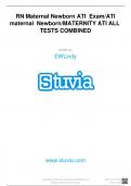 RN Maternal Newborn ATI  Exam&sol;ATI maternal  Newborn&sol;MATERNITY ATI ALL  TESTS COMBINED