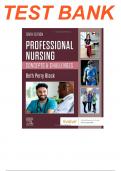 Test Bank For Professional Nursing, 10th by Beth Black |All Chapters 