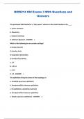 BIOS214 Old Exams 3 With Questions and Answers
