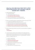 Post-Test-ATLS 2023&rcub; SOAL POST TEST LATEST UPDATES QUESTION AND ANSWERS ALREADY GRADED 100&percnt; VERIFIED