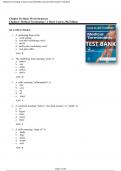 Test Bank For Medical Terminology A Short Course 9th Edition by Davi Ellen Chabner Chapter 1-5 | Complete Guide 2023