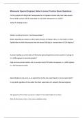 Minnesota Special Engineer Boiler License Practice Exam Questions and answers 2025