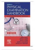 Test bank for seidel s guide to physical examination an interprofessional approach 10th edition by jane w ba...