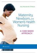 Maternity Newborn and Women’s Health Nursing A Case-Based Approach 1st Edition Test Bank