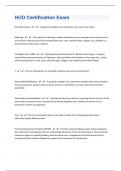 HUD Certification 115 Exam  Questions with 100&percnt; Correct Answers &vert; Updated & Verified