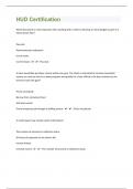 HUD Certification 90 Questions And Answers verified &vert; Guaranteed Success
