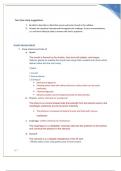 Chamberlain College of Nursing BIO 256 A&P 4 Final Study Guide graded A+