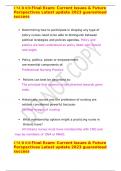 CNUR 830 Final Exam&colon; Current Issues & Future Perspectives Latest update 2023 guaranteed success 
