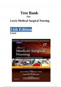 Test Bank For Lewis's Medical-Surgical Nursing, 11th Edition by Mariann M. Harding, Jeffrey Kwong, Debra Hagler Chapter 1-68