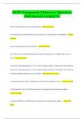 RCFE Component 2 Interview Questions And Answers Graded A&plus;