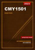 CMY1501 Updated Exam Pack (2023) - Oct/Nov [A+]
