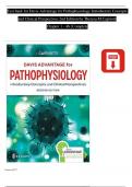 TEST BANK For Davis Advantage for Pathophysiology Introductory Concepts and Clinical Perspectives 2nd Edition by Theresa M Capriotti, All Chapters 1 - 46, Complete Newest Version
