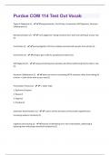 Purdue COM 114 EXAM PACKAGE DEAL WITH 100&percnt; CORRECTLY SOLVED SOLUTIONS&period;