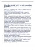 ICLA Standard 2 &vert; with complete solution &vert; updated 