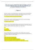 2021 ATI Capstone COMMUNITY HEALTH Midterm EXAM (LATEST UPDATED 2023) (COVERS CHAPTER 8-49) ALL ANSWERS VERIFIED & GRADED A+