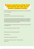 Enrolled Agent Bundled Exams Together with complete solutions Questions and Answers Graded A&plus;&comma; Latest Update &lpar;Verified Answers&rpar; &lpar;Full Solution Pack&rpar;