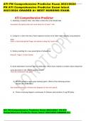 ATI PN Comprehensive Predictor Exam 2023&sol;2024  PN ATI Comprehensive Predictor Exam latest 2023&sol;2024 GRADED A&plus; BEST NURSING EXAM&period;