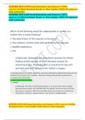 NURSING NUR 2400 Exam Questions and Answers 100&percnt; correct&sol;verified Attained Grade A&plus; New Update 2023&sol;24 answers with rationales 
