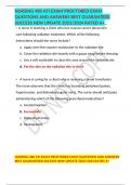 NURSING 480 ATI EXAM PROCTORED EXAM QUESTIONS AND ANSWERS BEST GUARANTEED SUCCESS NEW UPDATE 2023&sol;2024 RATED A&plus;&comma;&period;