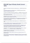EPA 608 Type III Study Guide Correct 100&percnt;