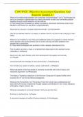 C100 WGU Objective Assessment Questions And Answers Graded A&period;