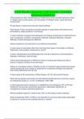 CAIA Practice Questions And Answers &vert; Complete Solutions Graded A&plus;