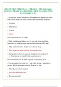 2023 RN HESI EXIT EXAM - VERSION 1 ALL 160 &lpar;Q&A&rpar;  LATEST UPDATE 2023-2024 INCLUDED - GUARANTEED  PASS GRADED A&plus; 