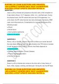 NURSING 201 EXAM QUESTIONS AND ANSWERS 100&percnt;CORRECT&sol;VERIFIED BEST BEST GUARANTEED SUCCESS LATEST UPDATE 2023&sol;2024 RATED A&plus;