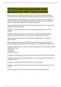 TCEQ Irrigation License Study Guide Questions with 100&percnt; Correct Answers 