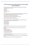 ATI RN Comprehensive Predictor 2019 Form B with verified  &lpar;QandA&rpar; GRADED A&plus;