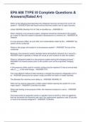 EPA 608 TYPE III Complete Questions & Answers&lpar;Rated A&plus;&rpar;