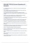 EPA 608 TYPE III Correct Questions & Answers