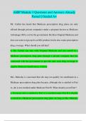AHIP Module 3 Questions and Answers Already  Passed &vert; Graded A&plus;