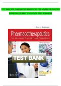 TEST BANK; PHARMACOTHERAPEUTICS FOR ADVANCED PRACTICE NURSE PRESCRIBERS, 5TH EDITION WOO ROBINSON.COVERING CHAPTERS 1-55 QUESTIONS AND ANSWERS WITH RATIONALES