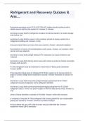 Refrigerant and Recovery Quizzes & Ans&hellip;