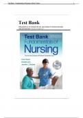 Test Bank for Fundamentals of Nursing 10th Edition by Taylor Chapter 1-47 | Complete Guide Newest Version 