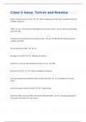 Class V Issue&comma; Turn-In and Residue 34 Questions And Answers