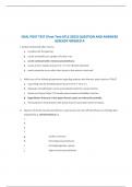SOAL POST TEST {Post-Test-ATLS 2023} QUESTION AND ANSWERS ALREADY GRADED A