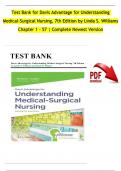 TEST BANK For Davis Advantage for Understanding Medical-Surgical Nursing 7th Edition By Linda S. Williams | Verified Chapter's 1 - 57 | Complete Newest Version