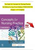 Concepts for Nursing Practice 3rd Edition TEST BANK by Jean Foret Giddens| Verified Chapter's 1 - 57 | Complete