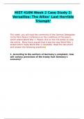 HIST-410N WEEK 2 CASE STUDY 2 CORRECTLY ANSWERED &sol;LATEST UPDATE VERSION&sol; GRADED A&plus;