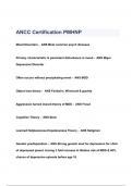 ANCC Certification PMHNP Questions & Answers 2023 ( A+ GRADED 100% VERIFIED)