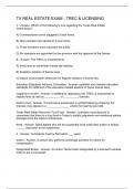 TX Real Estate Exam - TREC & Licensing